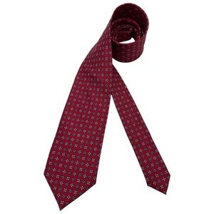 E. MARINELLA XL Red Floral Silk LUXURY Tie HANDMADE ITALY